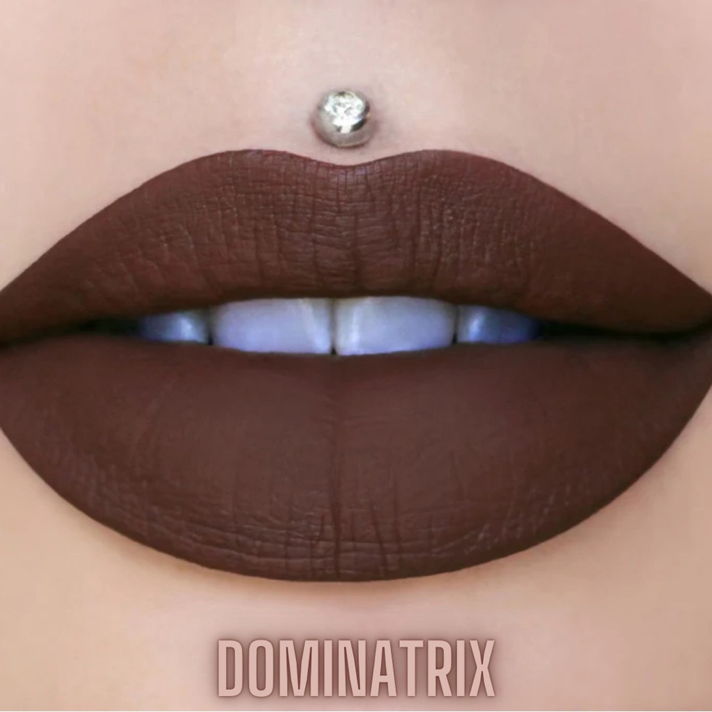 Jeffree Star Dominatrix Dark Brown Velour Liquid Lipstick Matte Grunge 90s Retro